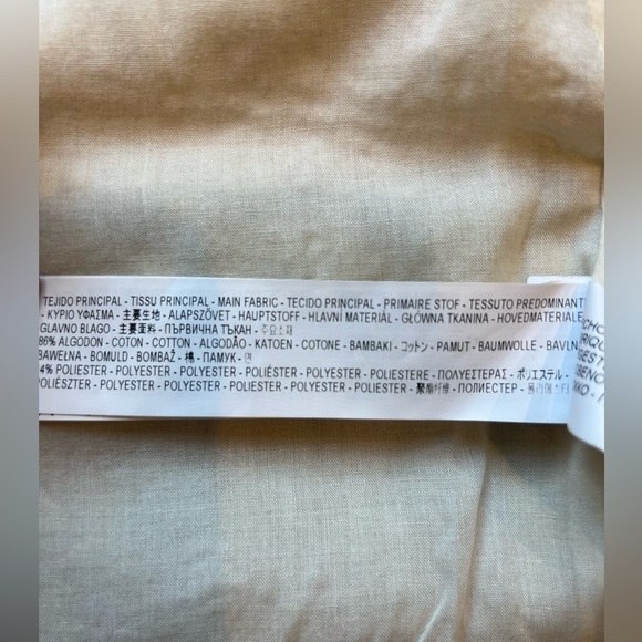 Zara tweed mixed pattern yellow blazer - Picture 8 of 12